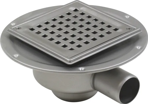 Blücher 50 mm afløbsskål til smøremembran, uden studs, vandret