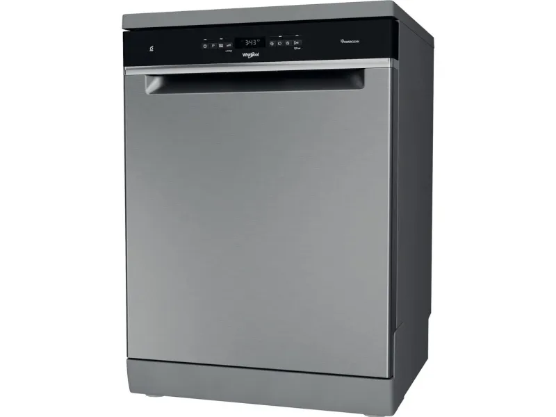 Whirlpool WFO 3T133 PF X, Frittstående, Full størrelse (60 cm), Rustfritt stål, Sort, Berøringskontroll, 1,3 m