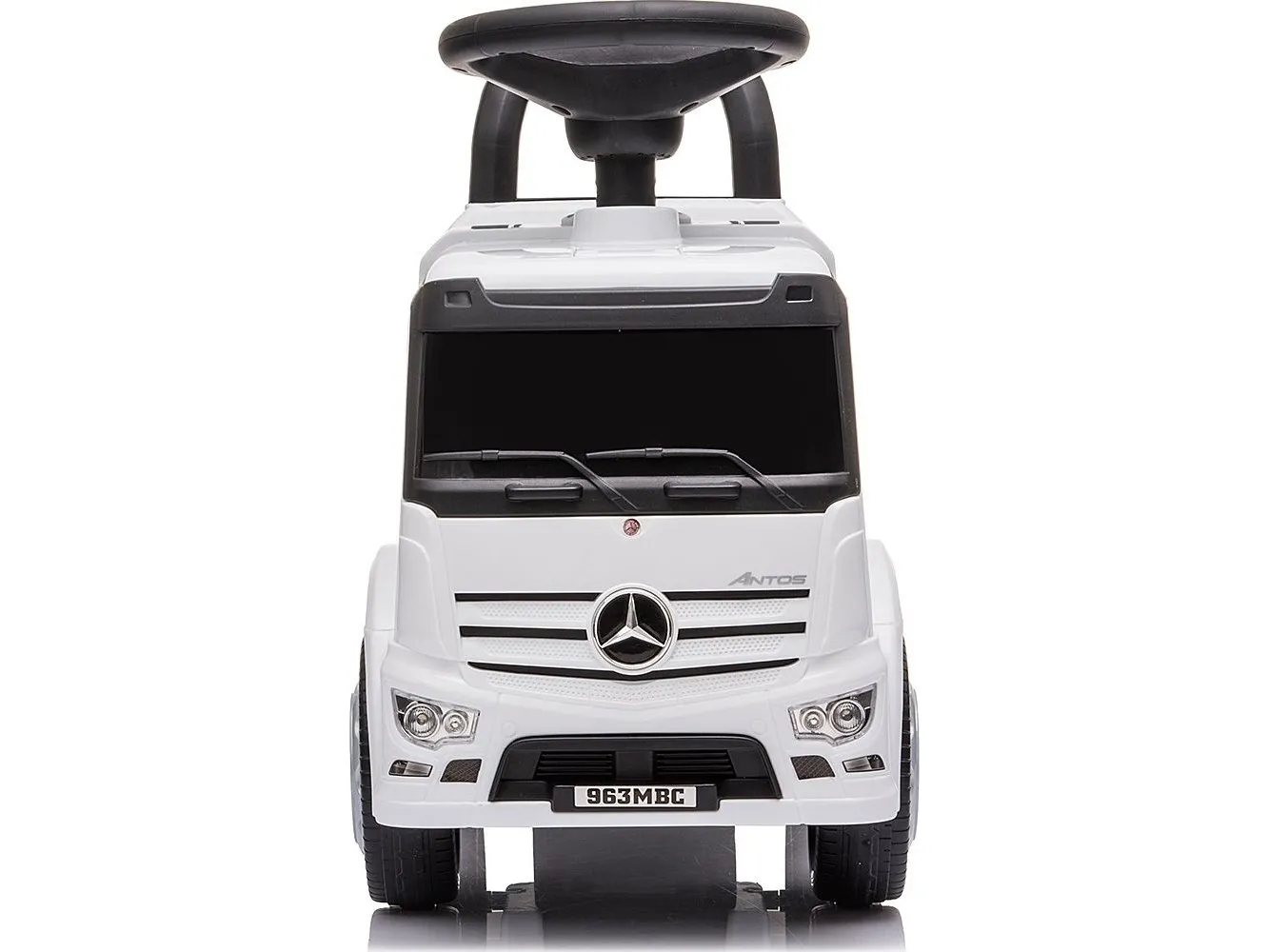 Milly Mally transportkjøretøy Mercedes Antos hvit