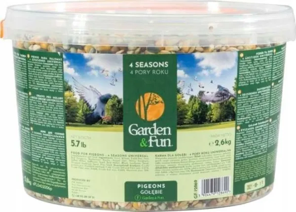 Garden&Fun Karma til duer - 4 årstider 2,6 kg