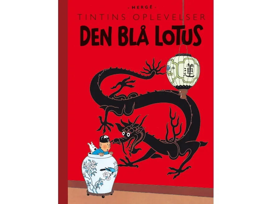 Tintin: Den blå lotus - nyutgave | Hergé | Språk: Dansk