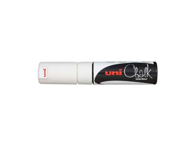 Uni-Ball ChalkGlass 10.1.0389, Hvit, Meisel, 1 stykker