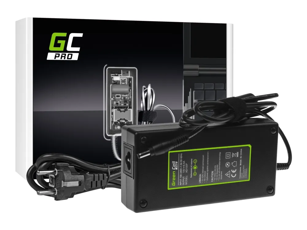 Green Cell PRO - Strømforsyningsenhet - AC - 180 watt - svart - for ASUS ROG G750, MSI GT60 2OJWS, GT60 2PE, GT60 2QD, GT60 2QE, GT70 2PC, GT70 2PE, GT70 2Q100P (GC)