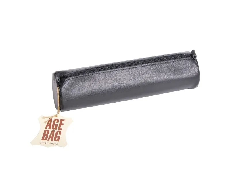 Penalhus Rhodia Age Bag sort læder