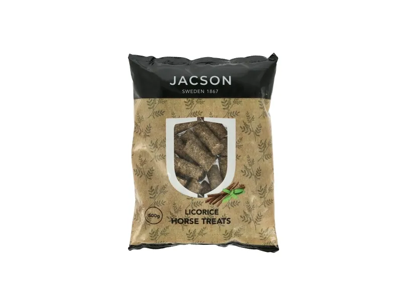 JACSON Hestegodis med lakrissmak 500 g