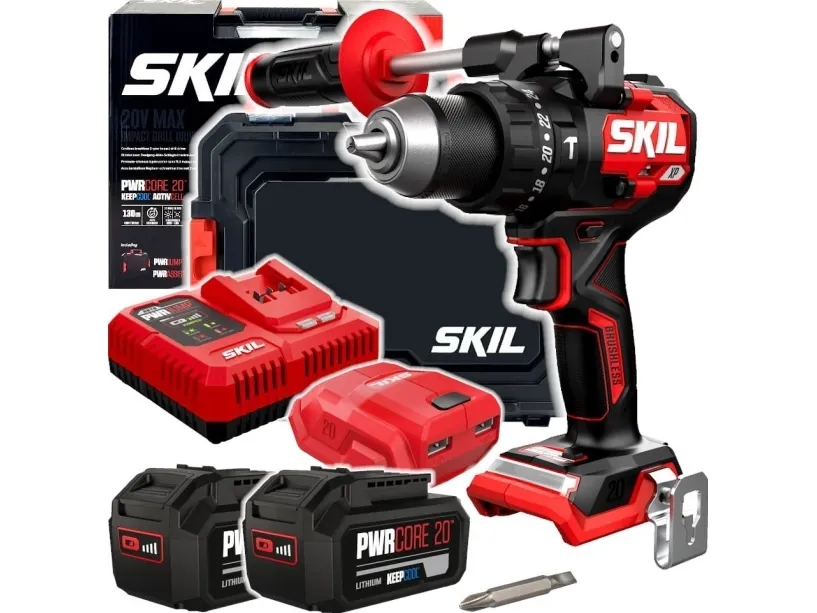 Skil 3085HB 20V slagboremaskin 2x4Ah