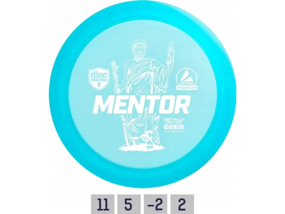 Discgolf DISCMANIA Distance Driver MENTOR Active Premium Blue 11/5/-2/2