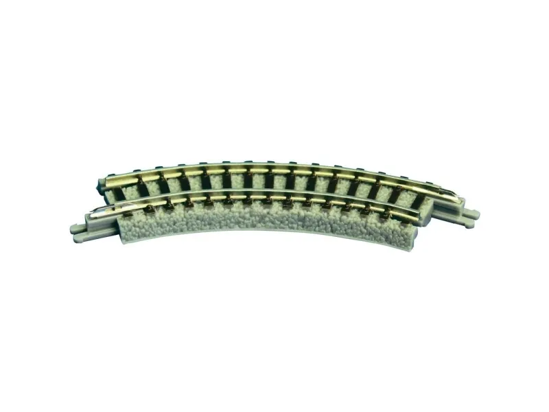 Rokuhan Z-spor 45° 70 mm (med ballast) bøyd spor 4 stk 7297018 Z