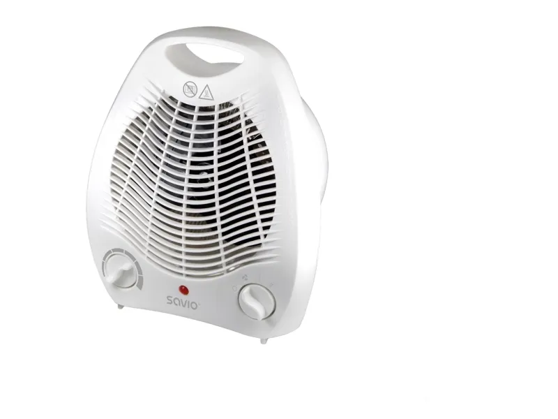 Savio AD-02 W, Viftedrevet elektrisk romvarmer, 1,5 m, Hvit, Hvit, 220 - 240 V, 50 Hz
