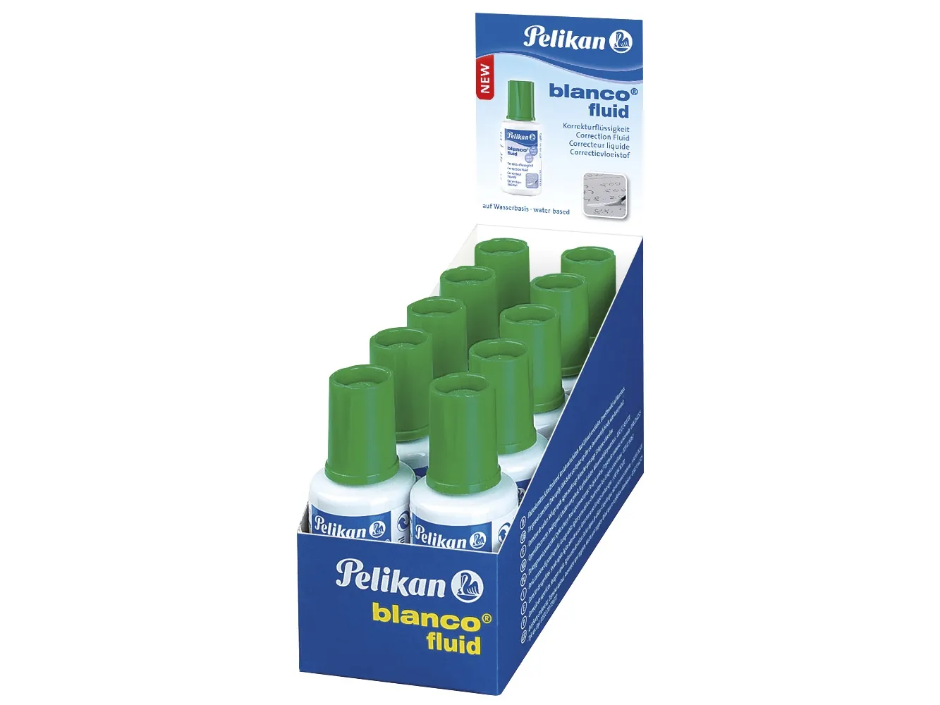 Pelikan 0NBB40, 20 ml, Grønn, Hvit, Utstillingseske