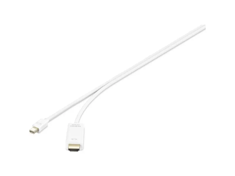 Renkforce RF-3697532, 0,5 m, Mini DisplayPort, HDMI, Hankjønn, Hankjønn, Rett