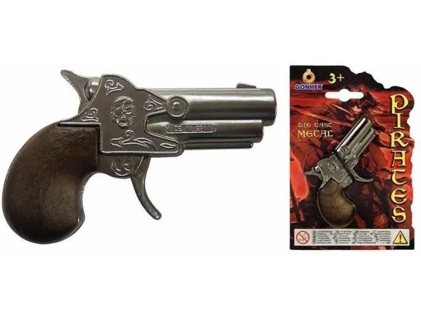 Gonher liten metall piratpistol - 239849