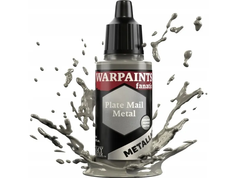 Army Painter Warpaints - Fanatic - Metallic - Plate Mail Metal