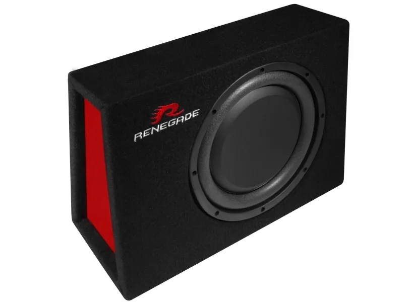 Renegade RXS1000, 25,4 cm (10), Pre-lastet subwoofer, 200 W, 4 O