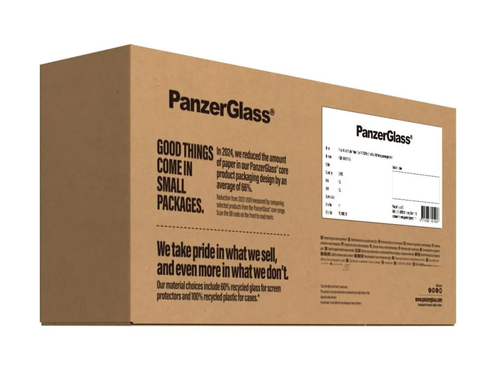 PanzerGlass - screen protector for mobile phone - ultra-wide fit