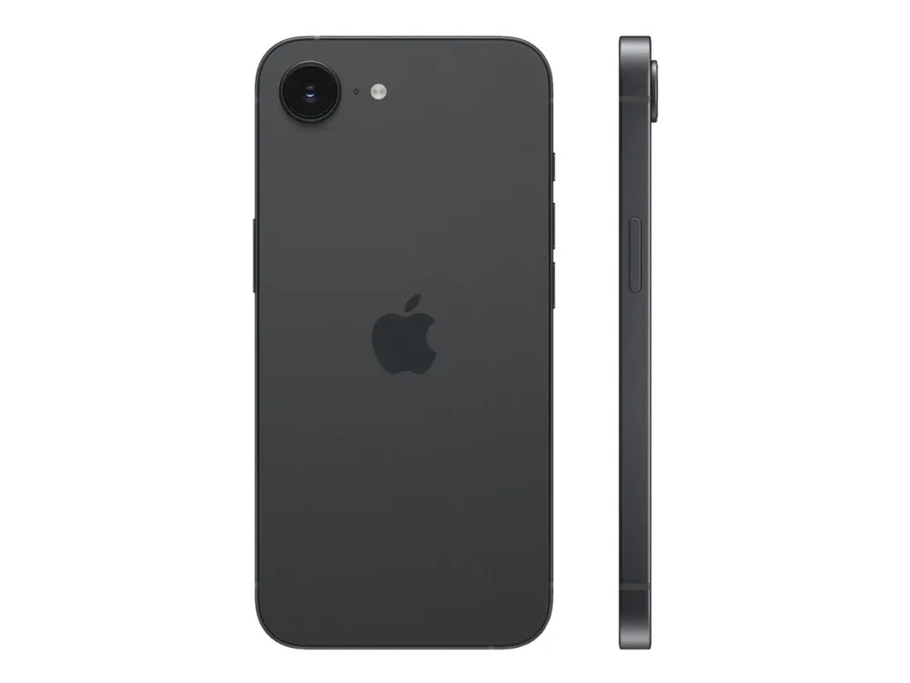 Apple iPhone 17e - 5G smartphone - dobbelt-SIM / Internminne 512 GB - OLED-display - 6.1 - 2532 x 1170 piksler - rear camera 48 MP - front camera 12 MP - svart
