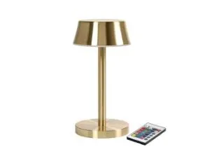 Lampe LED Nour Midi Ø10xH20cm Med Fjernbetjening Guld,6 stk/krt