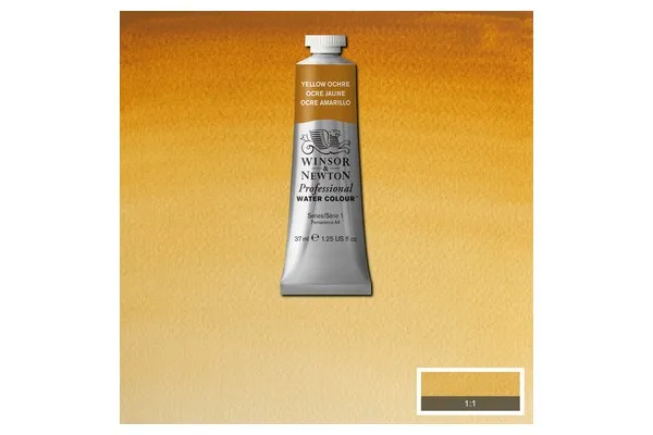 Akrylmaling/proff. akvarell 37 ml Yellow Ochre 744
