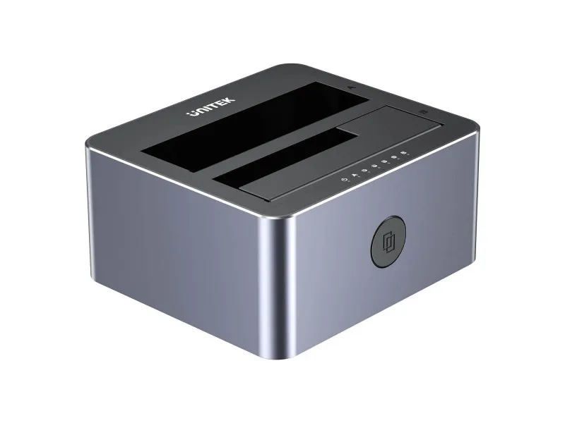 Unitek dokkingstasjon Unitek Disk kloningsstasjon 2 x SATA 2,5/3,5 USB-C 10Gbps