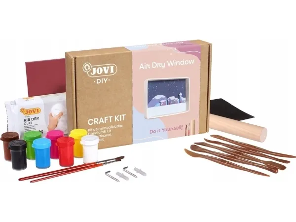 Harver JOVI DIY leiremodelleringssett VINDU med selvtørkende leire
