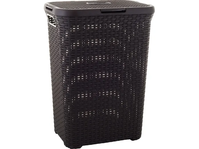 Curver Style 144873 vasketøjskurv 60 L Firkant Rattan Brun