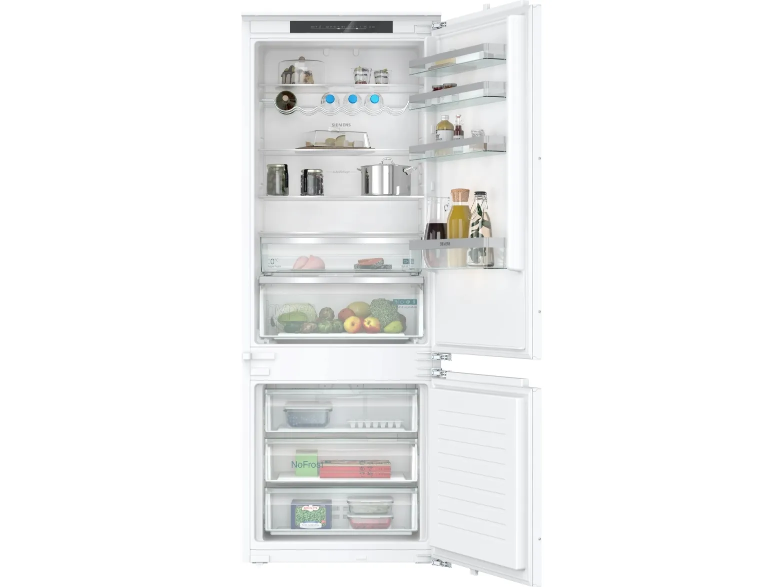 Siemens iQ300 KB96NVFE0 integrert kjøl/frys 383 liter