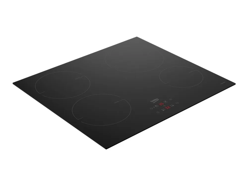 Beko HII64400MT - Induksjonskomfyrtopp - 4 plater - Nisje - bredde: 56 cm - dybde: 49 cm - svart