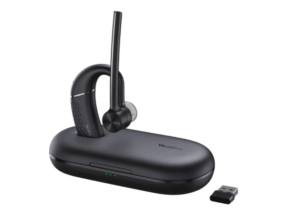 Yealink BH71 Series Pro - Hodesett - i øret - over-øret-montering - Bluetooth - trådløs - USB-A via Bluetooth-adapter - Certified for Microsoft Teams