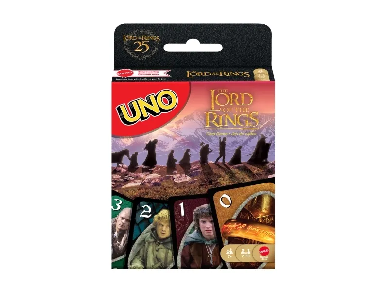 Mattel sosialt kortspill UNO Ringenes Herre