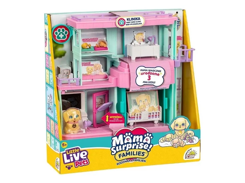 Cobi Little Live Pets Mama Surprisse! Familieklinikk (dukkhus)