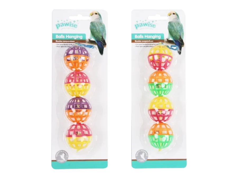 Pawise Bird Hollow flower balls 1 st