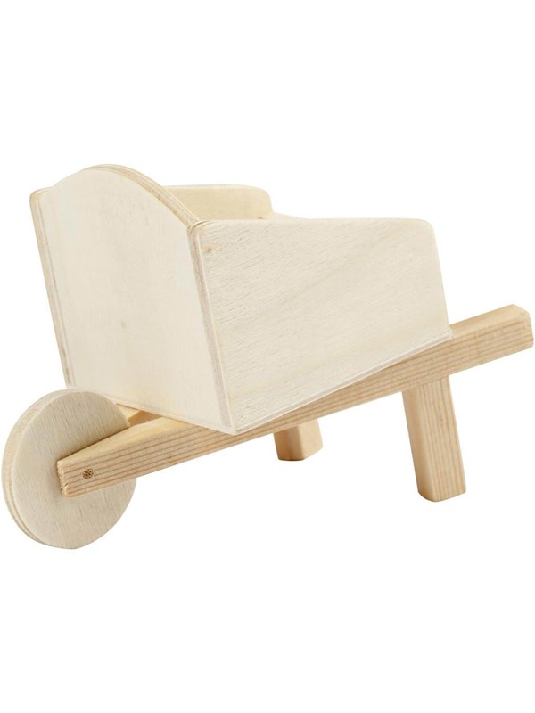 Creativ Company Wooden Mini Wheelbarrow
