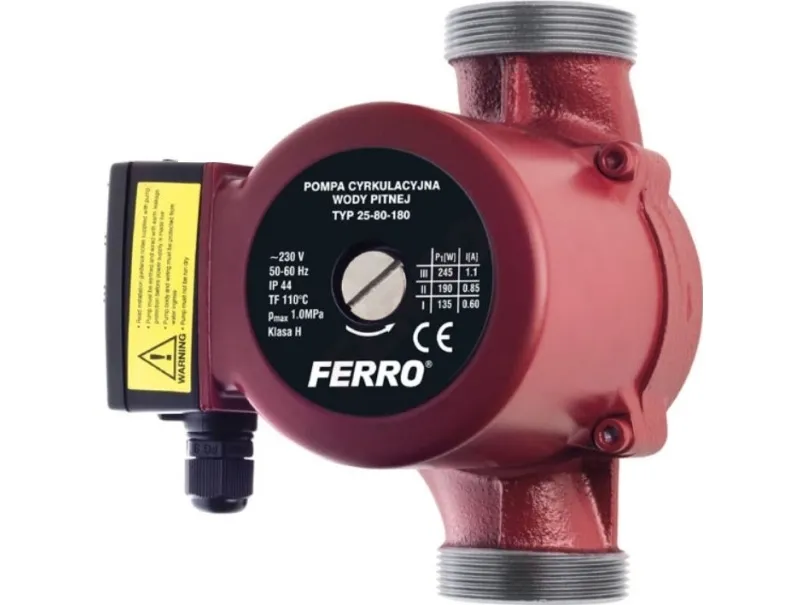 Weberman sirkulasjonspumpe CO 25-80-180 (0301W)