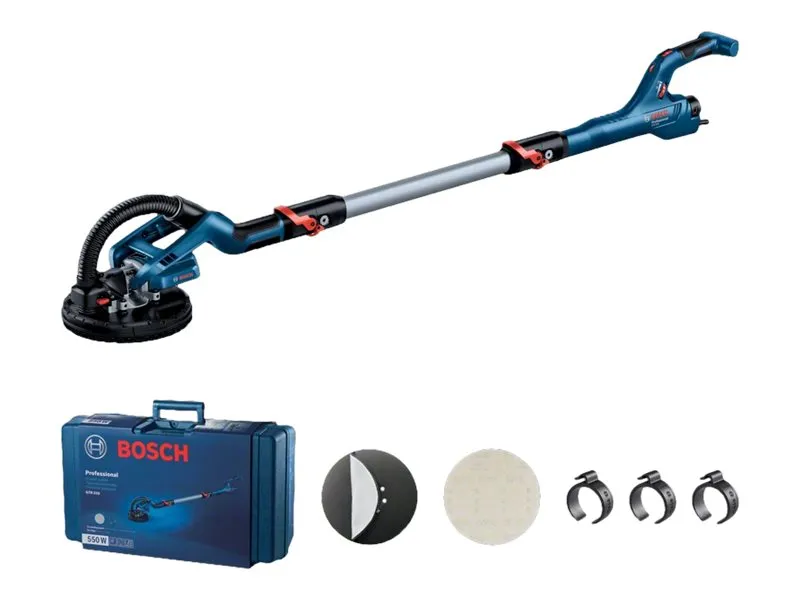 Bosch 500 Series GTR 550, Gipssliper, Sort, Blå, Hvit, 340 RPM, 910 RPM, 21,5 cm, 95 dB