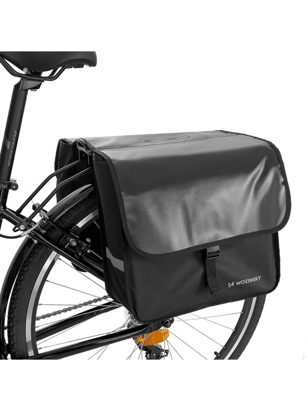 Wozinsky  Double Bike Pannier for Trunk 28L Black (WBB34BK)