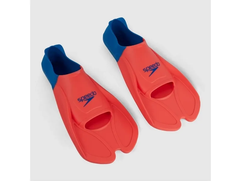 Speedo 808841F960, Blå, Oransje, Svømmefinner, Voksne, Alle kjønn, 44 - 46, Silikon