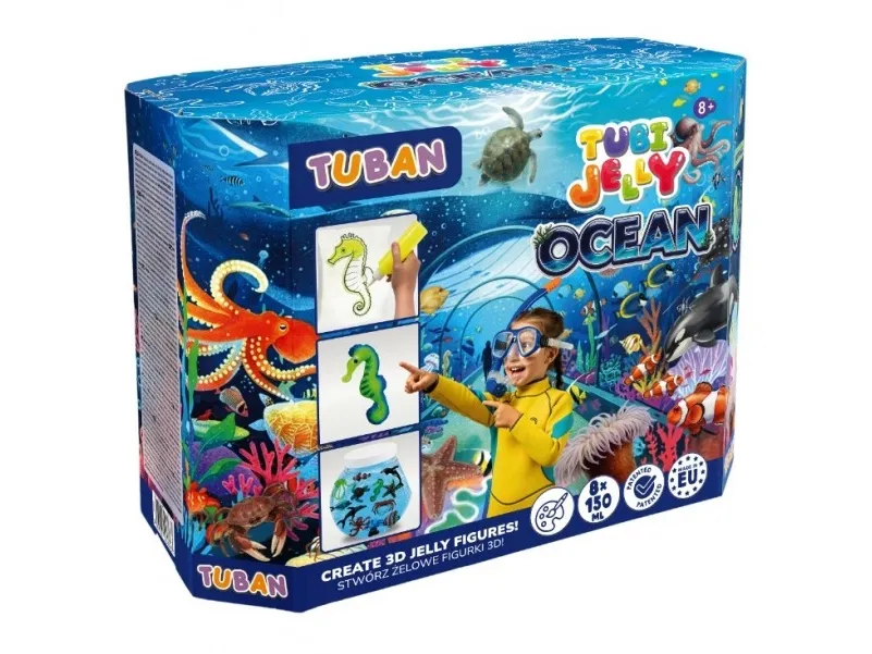 Tuban Rinkinys tubi jelly ocean stort akvarium 8 farger