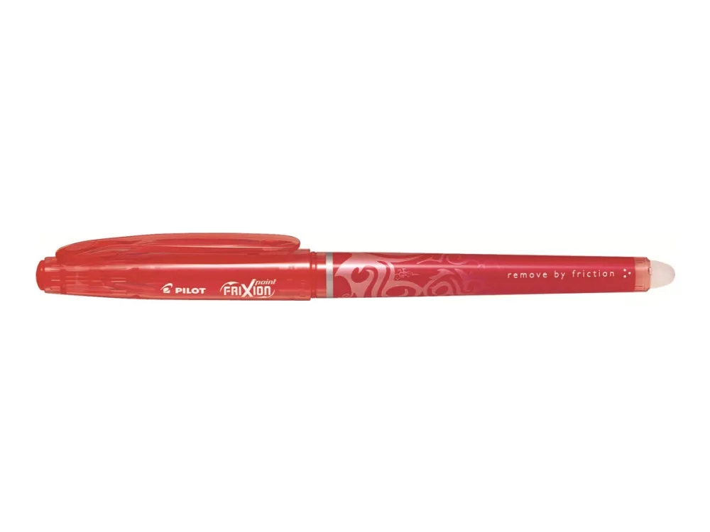 Pilot FriXion Point - Rulleballpenn - rød - varmesensitivt gel-blekk - 0.5 mm - ekstra fin - med viskelær