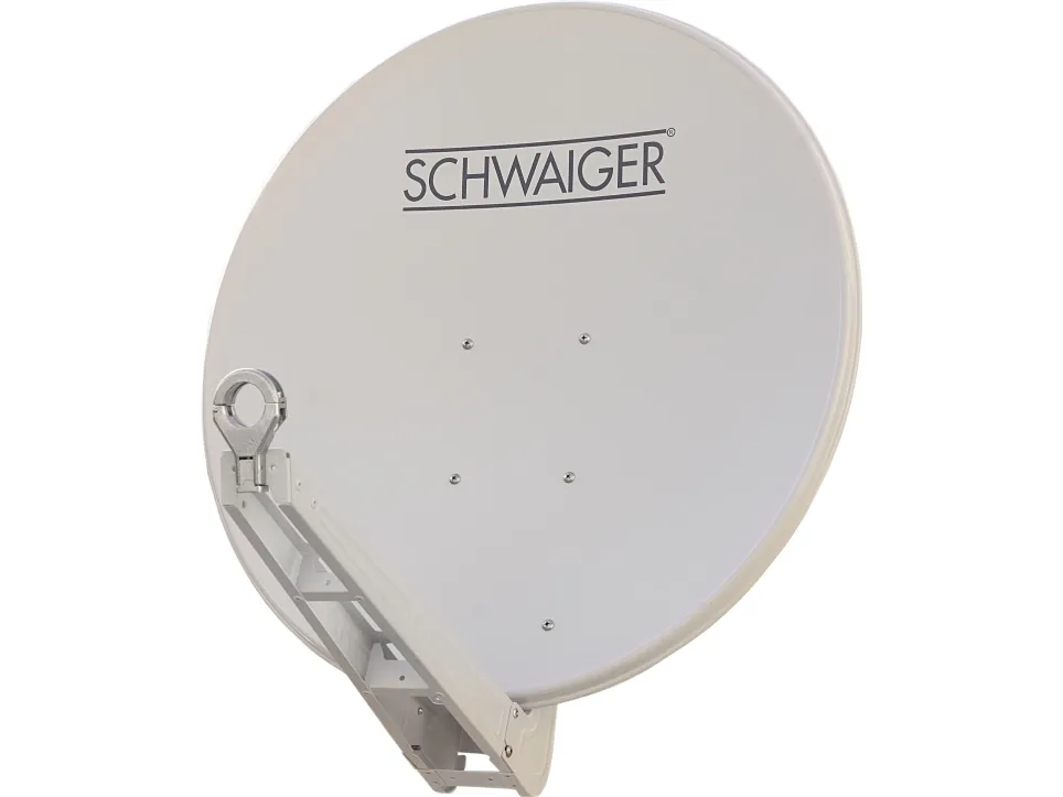 Schwaiger SPI085, 10,70 - 12,75 GHz, 39,3 dBi, Hvit, 85 cm