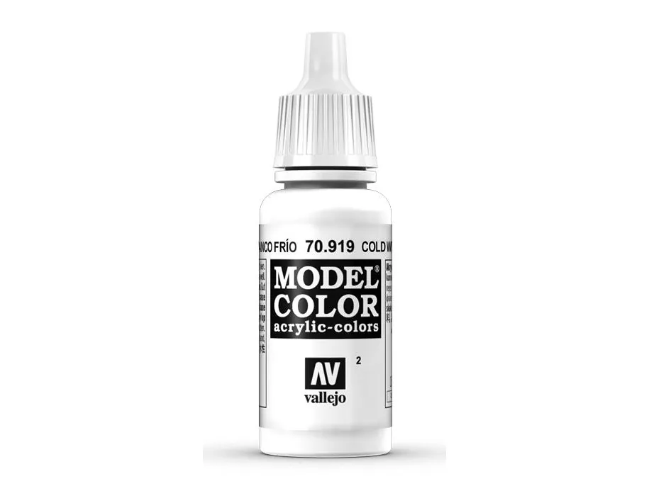 Vallejo 70.919, 17 ml, Hvit, Matte, Flaske