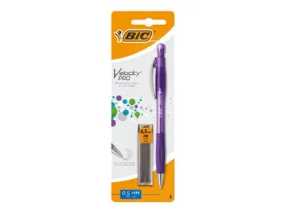 BIC VELOCITY Pro - Mekanisk blyant - HB - 0.5 mm - retraktil - med viskelær