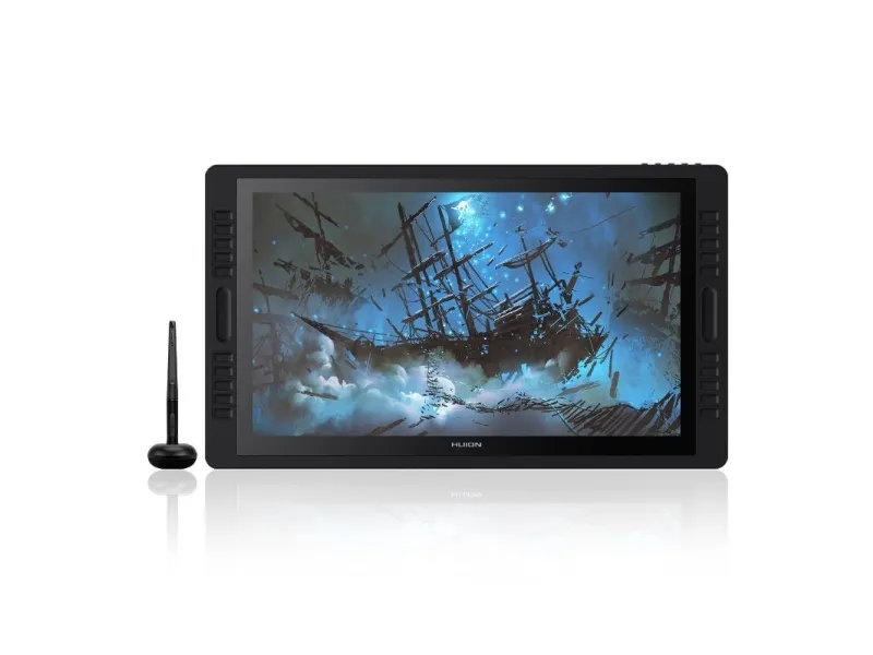 HUION Kamvas Pro 22, Koblet med ledninger (ikke trådløs), 5080 Ipi, 476,64 x 268,11 mm, USB, 1 cm, 54,6 cm (21.5)