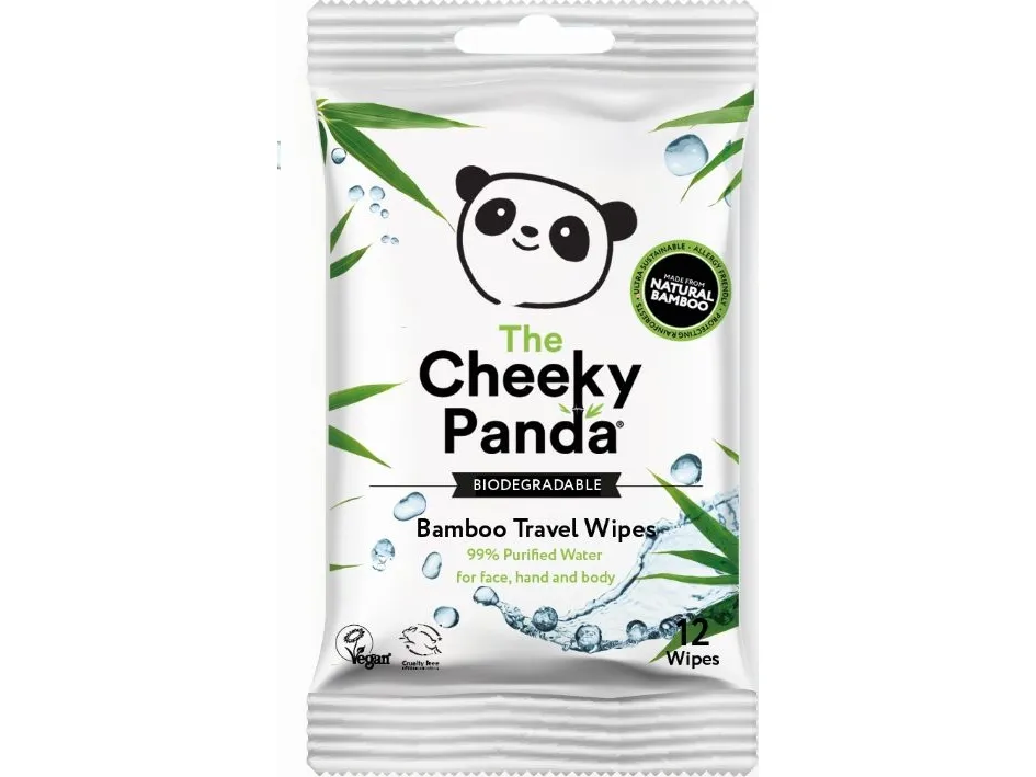 Frekke Panda Bamboo våtservietter til barn Mini 12 stk.