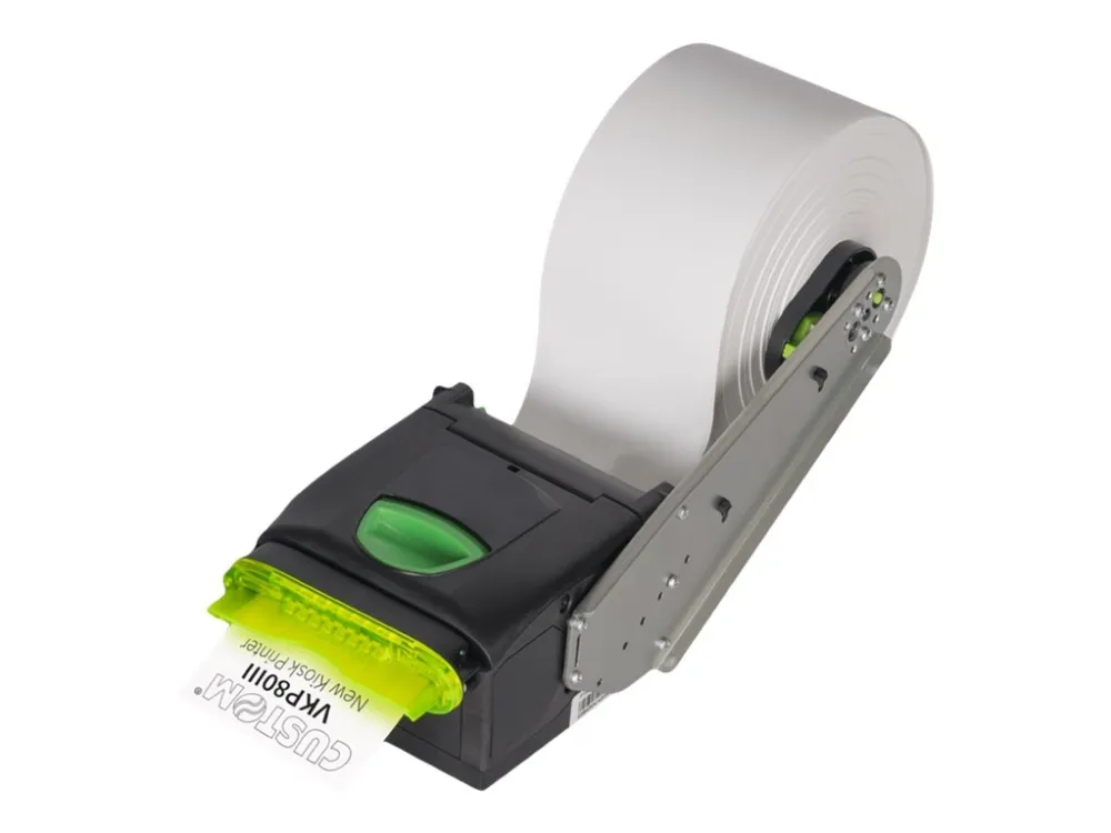 Custom VKP80III - Kvitteringsskriver - termotransfer - Rull (8,25 cm) - 203 dpi - inntil 250 mm/sek - USB 2.0, RS232