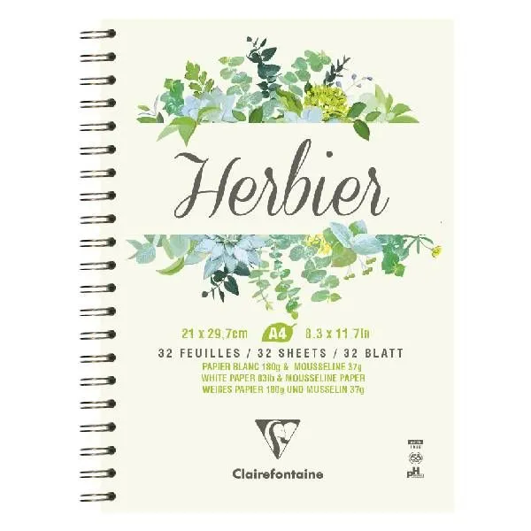 Clairefontaine Herbarium A4, 32 ark