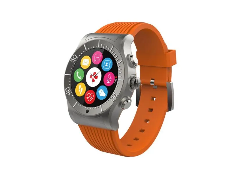 Smartklokke MyKronoz ZeSport 3,3 cm (1,3) berøringsskjerm, 128 GB, 70 g, titan