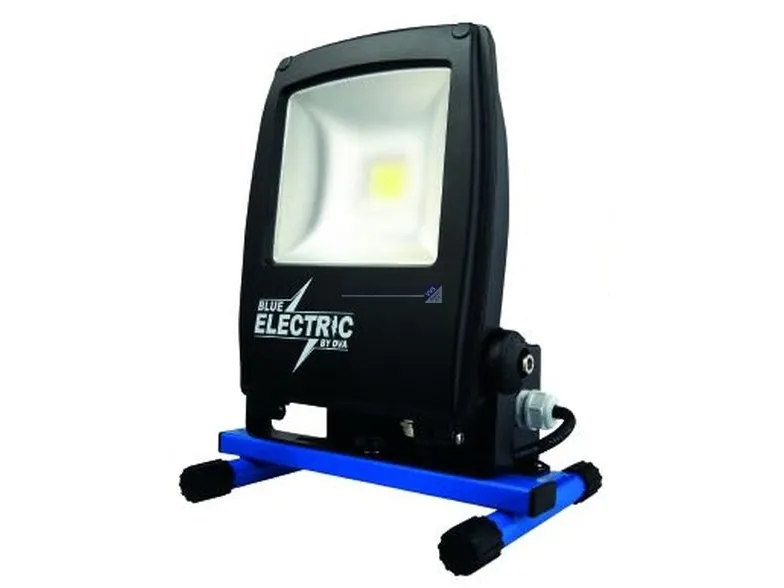 BLUE ELECTRIC +Plus-Line LED 50W arbejdslampe med udtag - 1880828