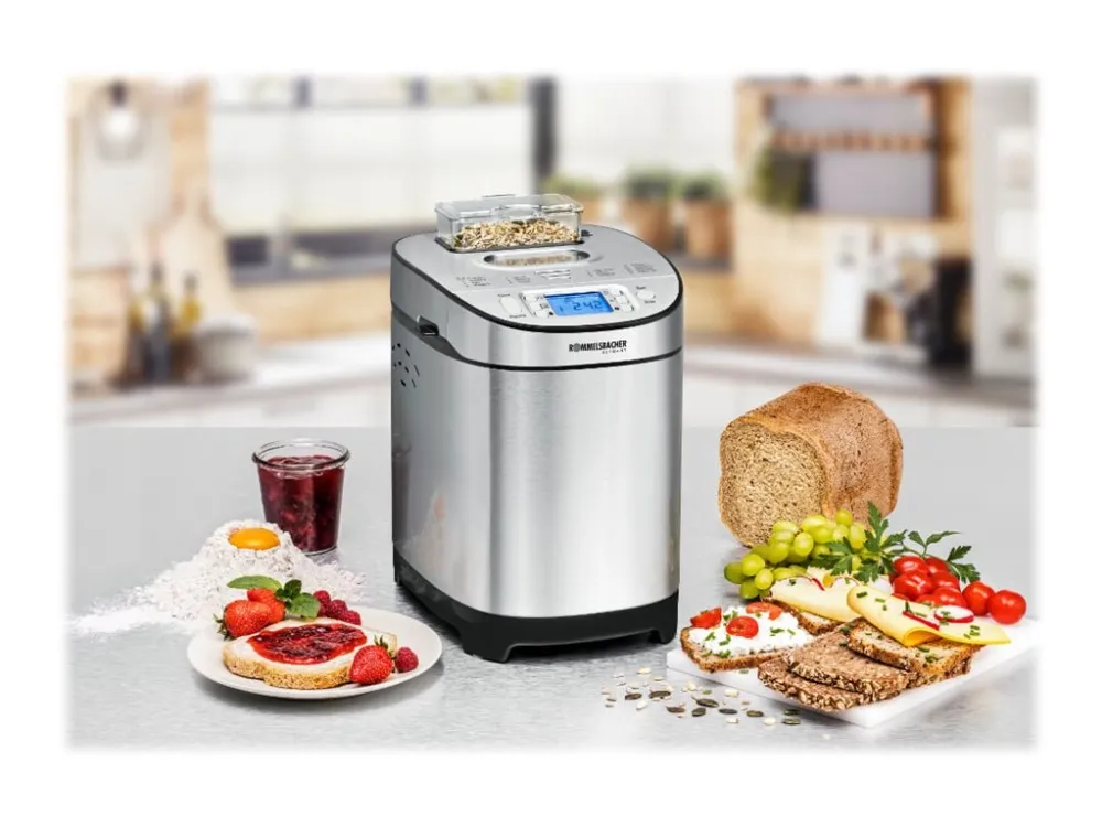 Rommelsbacher BA 550 - Brødmaskin - 550 W - rustfritt stål