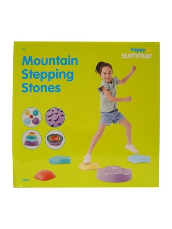 Happy Summer Mountain Stepping Stones
