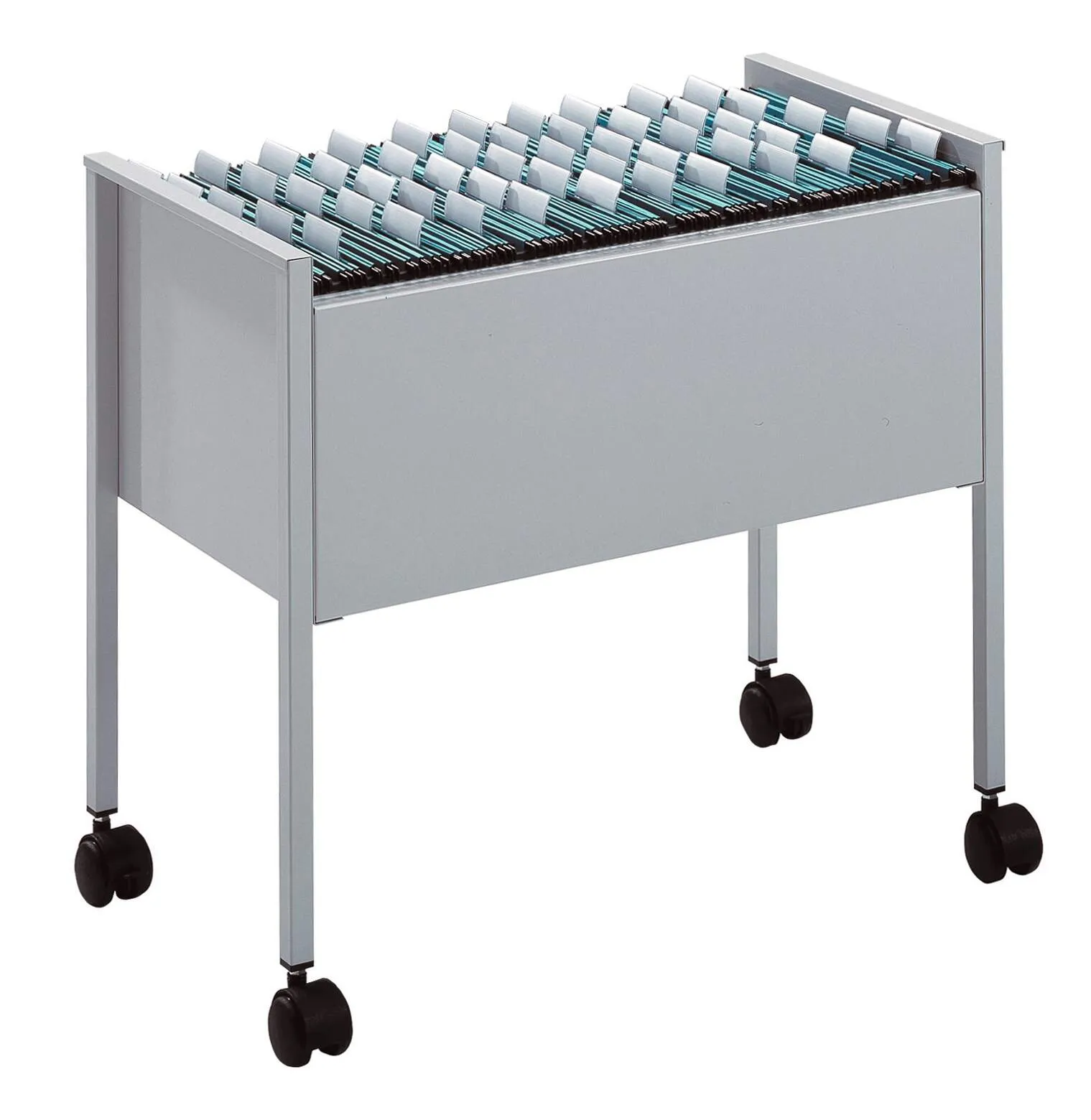 Durable Economy Suspension File Trolley 80 A4, 1 hyller, Sølv, 655 mm, 368 mm, 592 mm